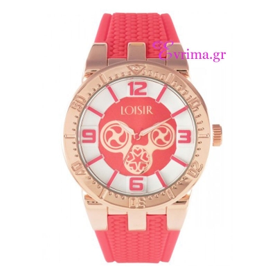 Loisir Stainless Steel Watch. [11L75-00134-RED]
