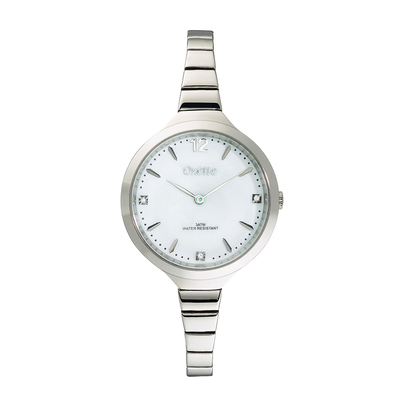 Oxette watch (11X03-00461) with stainless steel frame and bracelet.