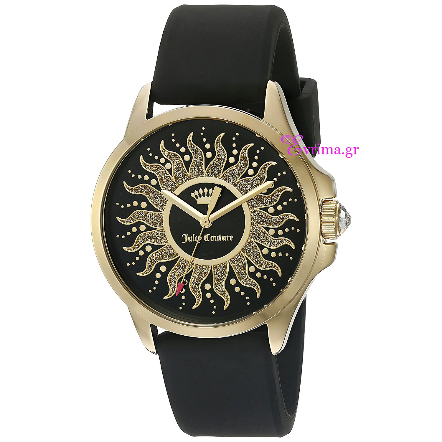 Juicy Couture Black Label bling crystal embellished gold-tone bracelet watch  | eBay