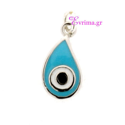 Loisir Sterling Silver Pendant with Platinum Plating and Precious Stones (Enamel). [05L01-03543]