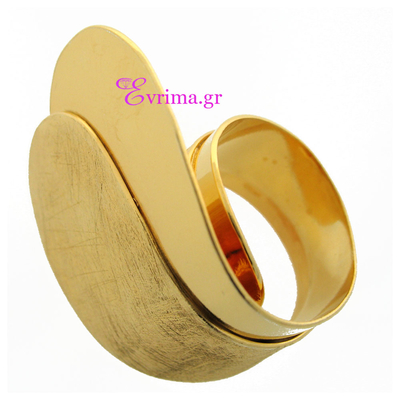Handmade Sterling Silver Ring with Gold Plating. Product Code : [IJ-010124]