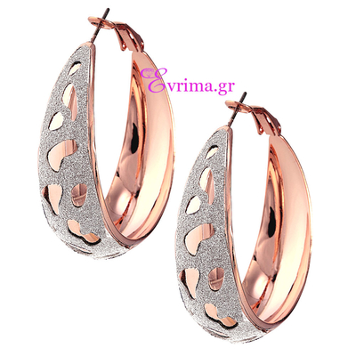 Visetti Earrings with Rose Gold Brass. Product Code : [HC-WSC072R]