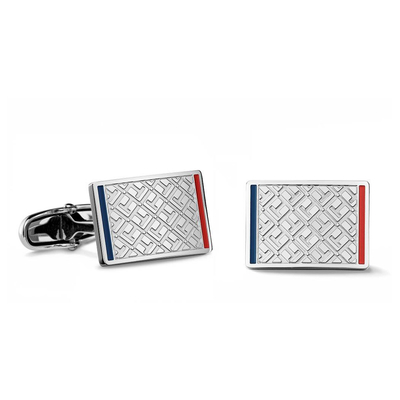 Tommy Hilfiger stainless steel cufflinks with enamel 2700696