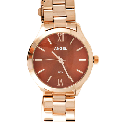 Angel Watch with rose gold stainless steel A.79671.31.04BR