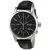 Hugo Boss Watch with stainless steel and black leather strap 1513279