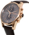 Hugo Boss Watch with rose gold stainless steel and black leather strap 1513281 image 3