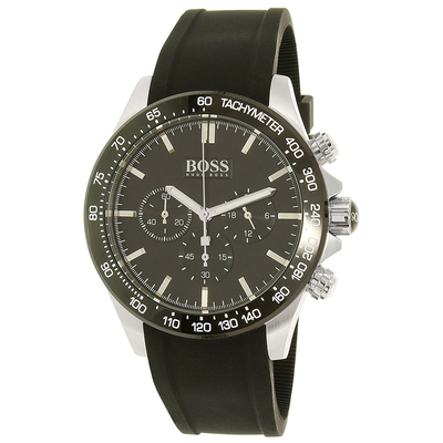 Hugo Boss Watch with stainless steel and black silicon strap 1513341