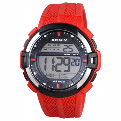 Xonix | Unisex ψηφιακό ρολόι Xonix από πλαστικό και ανοξείδωτο ατσάλι (Stainless Steel). [Xonix-Watch-JT-002]