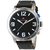 Tommy Hilfiger watch with stainless steel and black leather strap 1791298