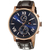 Tommy Hilfiger watch with rose gold stainless steel and black leather strap 1791308