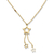 Tommy Hilfiger ladies stainless steel gold necklace with star design 2700848