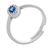Σετ κοσμημάτων Prince Silvero (κολιέ, σκουλαρίκια και δαχτυλίδι) από επιπλατινωμένο ασήμι 925ο με ημιπολύτιμες πέτρες (ζιργκόν). JD-SE171M-SET δαχτυλίδι μέρος του σετ
