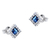 Σετ κοσμημάτων Prince Silvero (κολιέ, σκουλαρίκια και δαχτυλίδι) από επιπλατινωμένο ασήμι 925ο με ημιπολύτιμες πέτρες (ζιργκόν). JD-SE172M-SET σκουλαρίκια μέρος του σετ