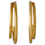 Pilgrim earrings (hoops) with gold plated brass 101712033 image 2