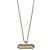 Pilgrim necklace with gold plated brass and precious stones (mineral crystals) 111722401