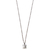 Pilgrim necklace with silver plated brass and precious stones (quartz crystals) 121716001
