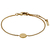 Pilgrim bracelet with gold plated brass 151722002