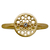 Pilgrim bracelet with gold plated brass and precious stones (quartz crystals) 181722022 image 2