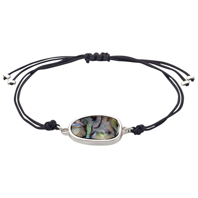 Pilgrim bracelet with silver plated brass and precious stones (mineral crystals) 211716202