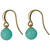 Pilgrim earrings with gold plated brass and precious stones (mineral crystals) 281722413
