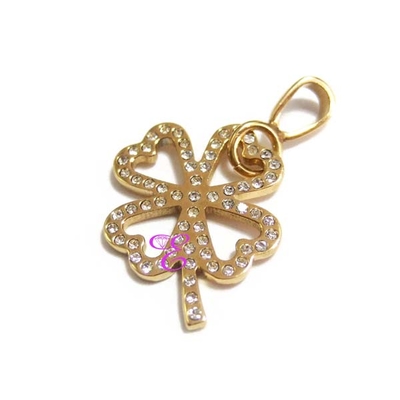 Oxette Stainless Steel Pendant with Precious Stones (Zirconia). Product Code : [05X27-00011]