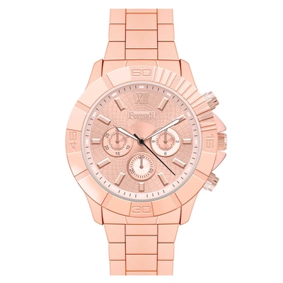 Ferendi watch 6689-1 with rose gold alloy frame and bracelet. This watch belongs to Ferendi Legend Collection.