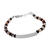Visetti Stainless Steel Men Bracelet AN-BR020 with Mineral Stones