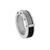 Visetti Stainless Steel Men Ring AN-RG002 with Ion Plated Black