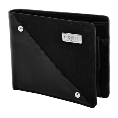 Visetti Black Leather Men Wallet LO-WA017B
