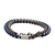 Visetti Stainless Steel Men Bracelet TC-BR031 with Ion Plated Black and Blue
