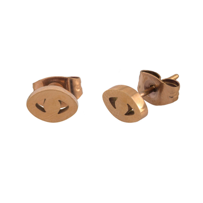 Loisir Rose Gold Stainless Steel Earrings 03L27-00505 eye