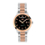 Visetti γυναικείο ρολόι ZE-687-SRB με ασημί και ροζ χρυσή ατσάλινη κάσα και μπρασελέ