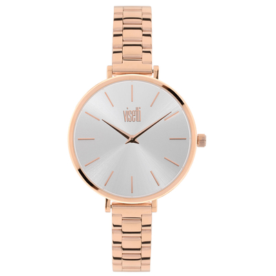 Visetti ladies watch PE-353RI with rose gold stainless steel frame and band