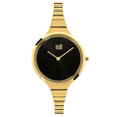 Visetti γυναικείο ρολόι ZE-496GB με χρυσή ατσάλινη κάσα και μπρασελέ