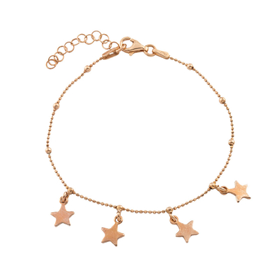 Loisir Bracelet 02L15-00647 Star with Rose Gold Brass