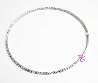 Oxette Sterling Silver Bracelet with Platinum Plating. Product Code : [02X01-02401]
