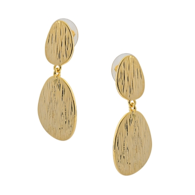 Visetti Earrings MS-WSC069G with gold brass