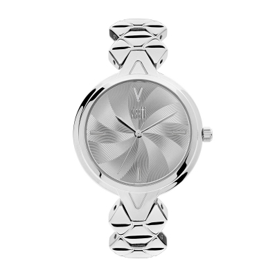 Visetti ladies watch ZE-364SI with silver stainless steel frame and band
