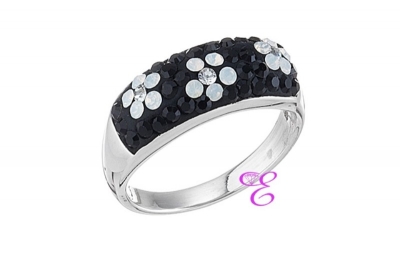 Loisir Sterling Silver Ring with Platinum Plating. Product Code : [04L01-04122]
