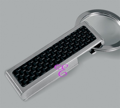 Visetti | Ανδρική κλειδοθήκη Visetti από ανοξείδωτο ατσάλι, με μαύρη επιμετάλλωση (Ion Plated Black). [AD-MR003]