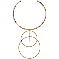 Pilgrim necklace with gold plated brass 101712021