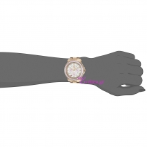Juicy Couture Ρολόι από ροζ χρυσό ανοξείδωτο ατσάλι με μπρασελέ 1901383 στο χέρι