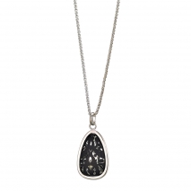 Oxette 01X03-00177 Black Stainless Steel Necklace