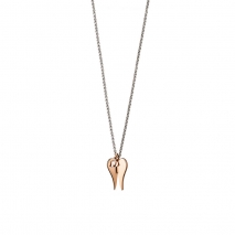 Oxette Stainless Steel Rose Gold Necklace 01X27-00327 charm 2019