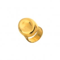 Oxette δαχτυλίδι 04X05-01470 από επιχρυσωμένο ασήμι 925ο