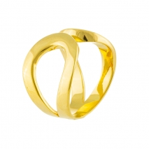 Oxette δαχτυλίδι 04X05-01489 από επιχρυσωμένο ασήμι 925ο