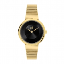 Visetti γυναικείο ρολόι ZE-358GB με χρυσή ατσάλινη κάσα και μπρασελέ