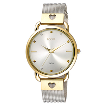 Loisir Watch 11L05-00567 with gold and silver metallic case and bracelet