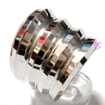 Oxette | Ασημένιο δαχτυλίδι Oxette από επιπλατινωμένο ασήμι 925ο. [04X01-03176]