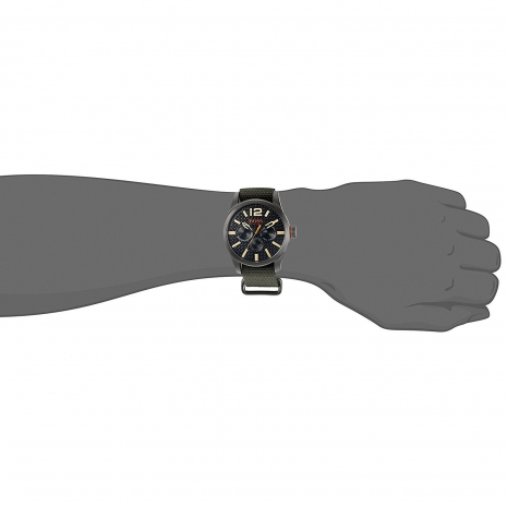Hugo Boss Orange Watch with black stainless steel and black nylon strap 1513312 image 2